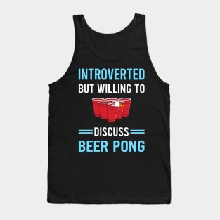 Introverted Beer Pong Tank Top